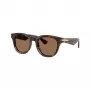 Burberry heren BE4439F Dark Havana vierkante zonnebril 51/21/145 mm BE4439F300273