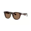 Burberry heren BE4439F Dark Havana vierkante zonnebril 51/21/145 mm BE4439F300273