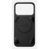 NOMAD Magnetic Leather Back voor iPhone 17 Pro – MagSafe-compatibel, Horween-leer, zwart