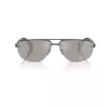 Burberry BE3164-13166G heren pilot zonnebril, zwart montuur, grijze gradientglazen, 62mm