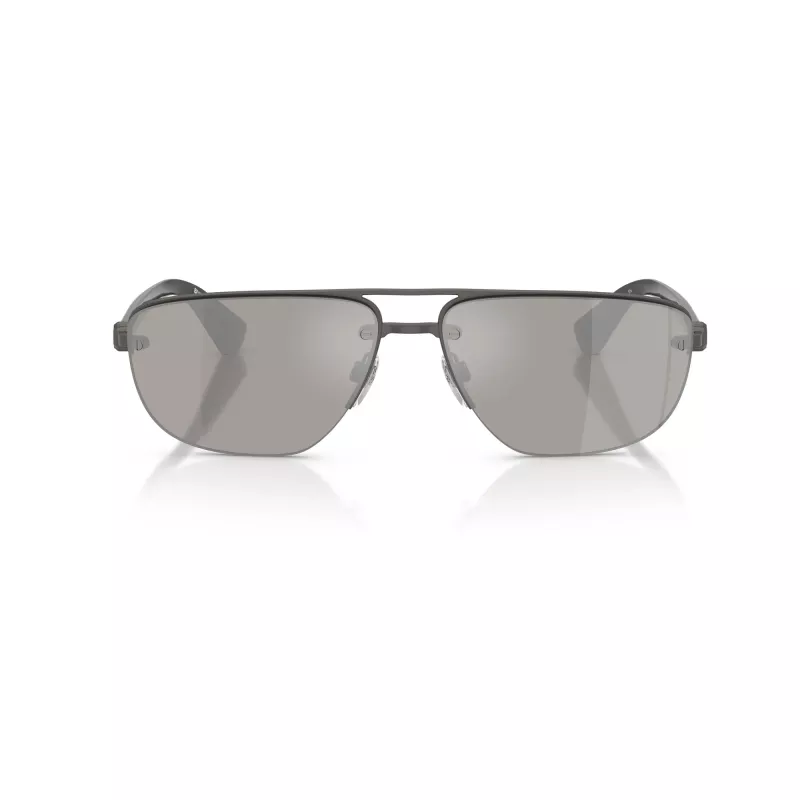 Burberry BE3164-13166G heren pilot zonnebril, zwart montuur, grijze gradientglazen, 62mm
