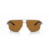 Armani Exchange AX2037S 600383 heren polarized pilot zonnebril, matzwart/grijs, 60mm