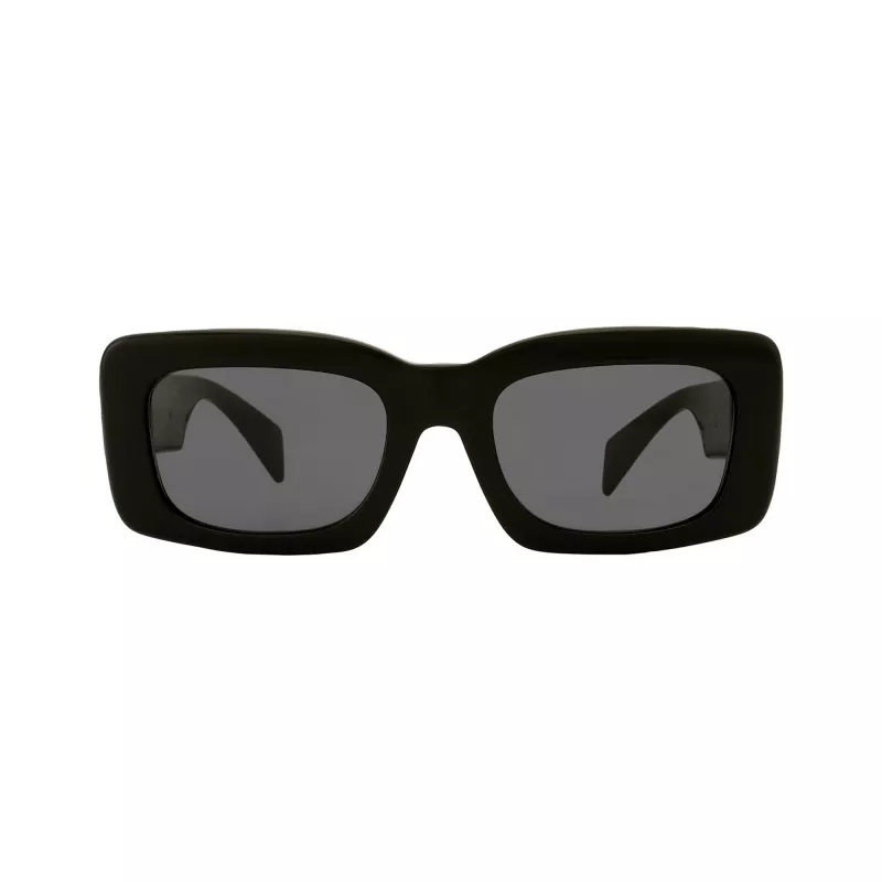 Versace VE4444UGB187 dames cat-eye zonnebril, zwart montuur, grijze gradient glazen, 54mm