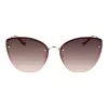 LIU JO dames zonnebril LJ148S-714 Havana bruin gradient butterfly