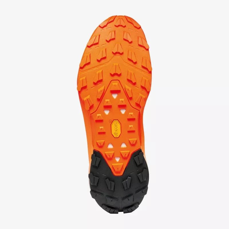 Scarpa Spin Ultra 2 trailrunningschoenen - Ice Orange/Fluo Yellow - EU 46