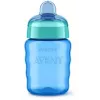 Philips AVENT Easy Sip tuitbeker, 9M+, 260 ml, siliconen tuit, blauw