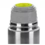 IBILI roestvrijstalen vacuüm geïsoleerde thermosfles, 1000 ml, geborsteld zilver