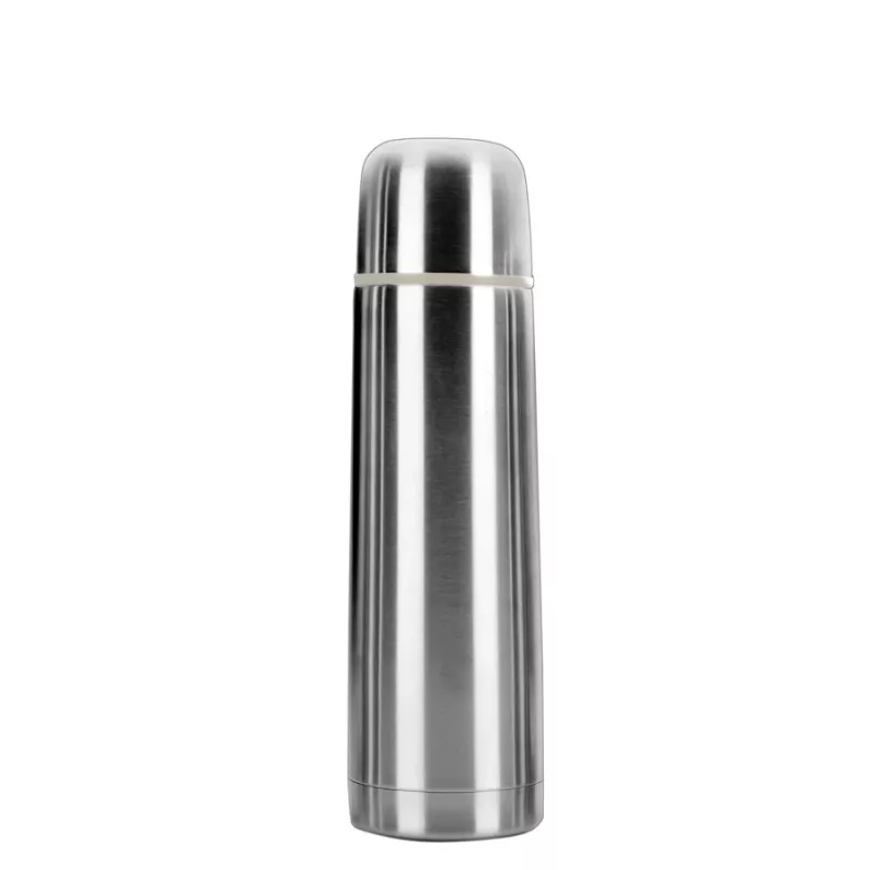 IBILI roestvrijstalen vacuüm geïsoleerde thermosfles, 1000 ml, geborsteld zilver