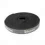Televes KB 8 klittenband-kabelbinder-rol, 8 mm x 10 m, zwart, herbruikbaar 200101