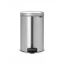 Brabantia NewIcon 20L pedaalemmer, matt steel