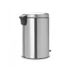 Brabantia NewIcon 20L pedaalemmer, matt steel
