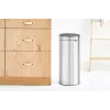 Brabantia Touch Bin 30L afvalemmer, matt steel