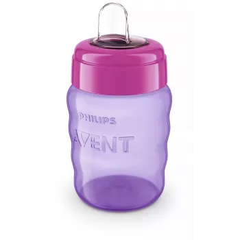 Philips AVENT Easy Sip tuitbeker 9m+ 260ml siliconen tuit roze