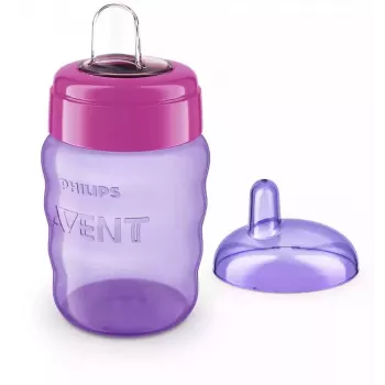 Philips AVENT Easy Sip tuitbeker 9m+ 260ml siliconen tuit roze
