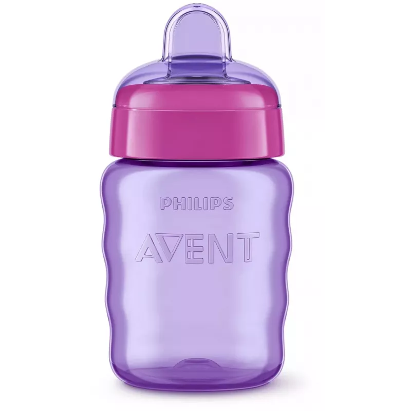 Philips AVENT Easy Sip tuitbeker 9m+ 260ml siliconen tuit roze