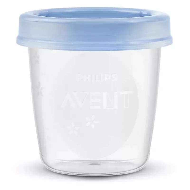 Philips Avent bewaarbeker voor moedermelk en babyvoeding 180 ml (5-pack) met deksels