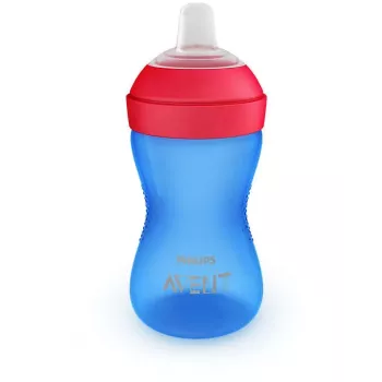 Philips Avent My Grippy tuitbeker met zachte tuit 300ml, 9M+, blauw