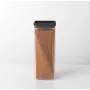 Brabantia vierkante bewaardoos 2,5L donkergrijs