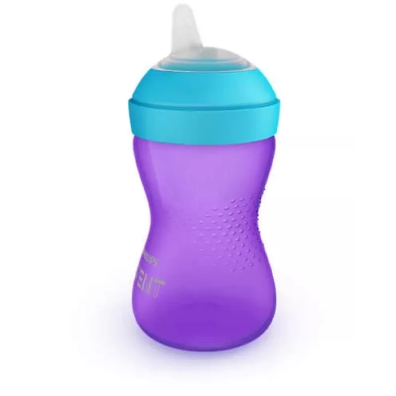 Philips AVENT My Grippy tuitbeker met zachte tuit 300 ml, 9m+, paars