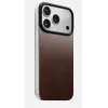 NOMAD Magnetic Leather Back voor iPhone 17 Pro MagSafe-compatibel Horween leer Rustic Brown