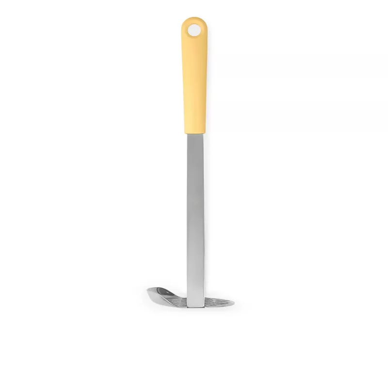 Brabantia aardappelstamper en serveerlepel, vanille-geel