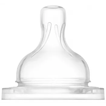 Philips AVENT Anti-Kolik babyflessen siliconen speen 1M+, langzaam stromend, 2-pack