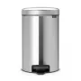 Brabantia NewIcon pedaalemmer 12L Matt Steel