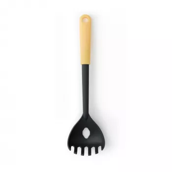 Brabantia spaghettischep, vanillegeel, nylon, hittebestendig, vaatwasmachinebestendig