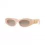 Versace VE4480U54946I dameszonnebril, havana montuur, donkerbruine glazen, 51mm