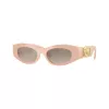 Versace VE4480U54946I dameszonnebril, havana montuur, donkerbruine glazen, 51mm