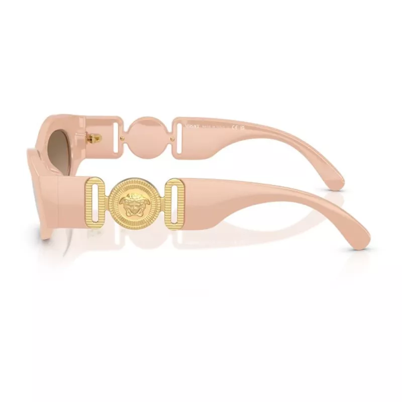 Versace VE4480U54946I dameszonnebril, havana montuur, donkerbruine glazen, 51mm