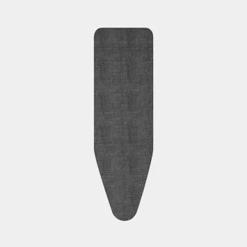 Brabantia strijkplankhoes denim black, maat B, 124x38 cm, 8mm vulling