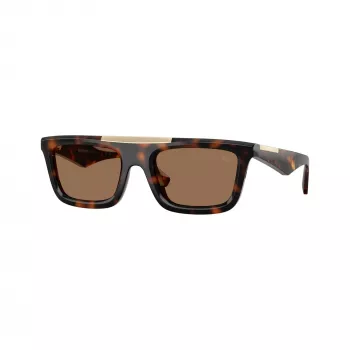 Burberry BE4451U300273 herenzonnebril, vierkant, acetaat, havana, bruin gradientglas, 54-21-140