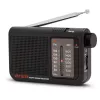 AIWA RS-55/BK draagbare analoge AM/FM zakradio, zwart