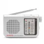 AIWA RS-55/SL draagbare analoge AM/FM zakradio, grijs