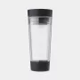 BRABANTIA Make & Take reis-theebeker, 0,36 L, donkergrijs