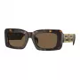 Versace VE4444U10873 dameszonnebril, havana montuur, bruine gradientglazen, 54/21/140 mm