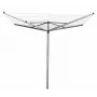 Brabantia Topspinner waslijn 40m, 4 armen, Metallic Grey