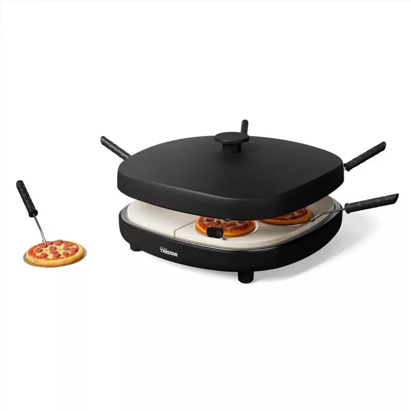 Tristar PZ-9176 pizzabakker met Cool-Touch behuizing, antiaanbaklaag, controlelampje