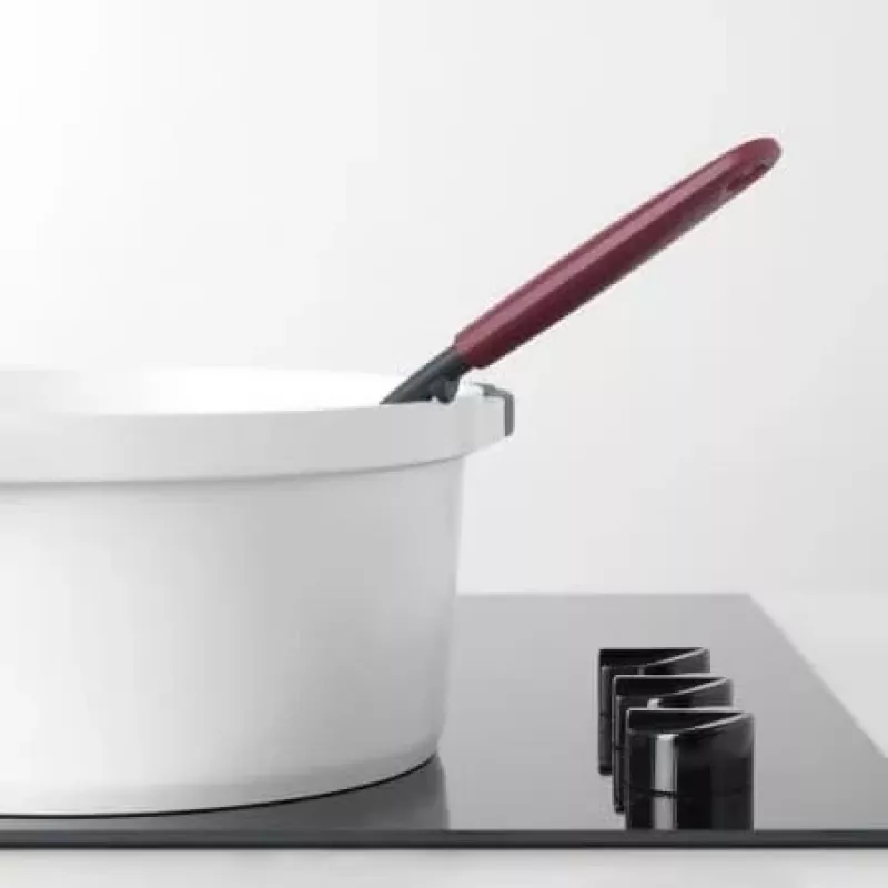 Brabantia Profile Line spatel met sleuven, aubergine rood