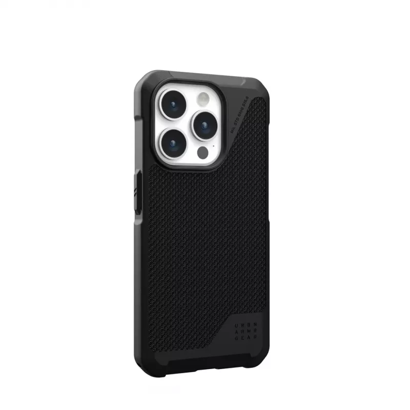 UAG Metropolis LT Magsafe hoes voor iPhone 15 Pro – aramidevezel, zwart