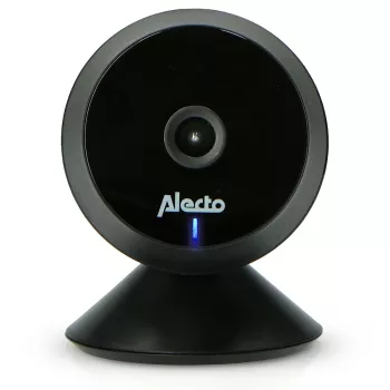 Alecto SMARTBABY5BK digitale video-babyfoon, 2,4 GHz FHSS, 2,4 inch kleuren-lcd, nachtzicht, intercomfunctie, temperatuursensor, slaapliedjes, VOX, zwart
