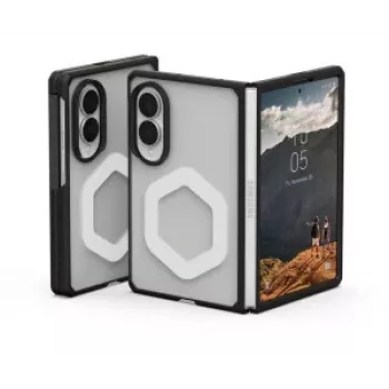UAG Urban Armor Gear Mouve hoesje met magneetmodule voor Samsung Galaxy Z Fold8 – Ice (transparant)/zwart 214562114343