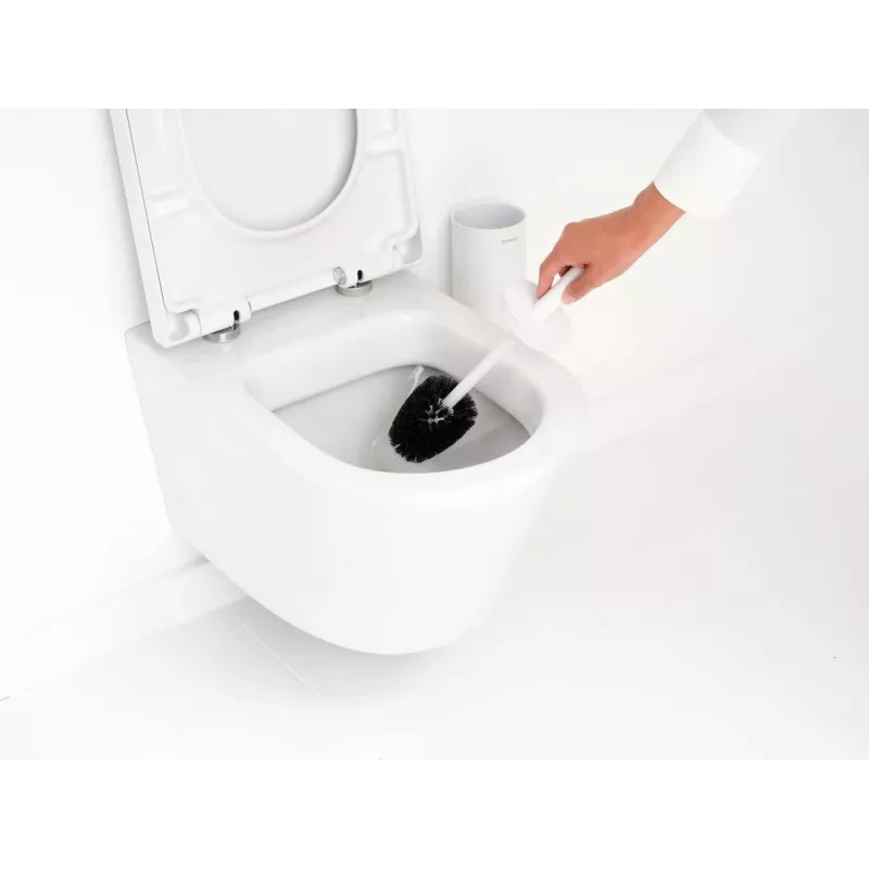 Brabantia ReNew toiletborstel met houder, Mineral White