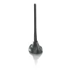 PHILIPS SDV5100/12 Binnenantenne met 18 dB versterking, UHF/VHF/FM, Zwart