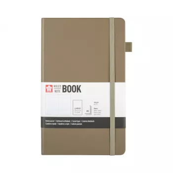 Sakura notitieboek A5 gelinieerd, donkergrijs hardcover, 160 pagina's 94147003