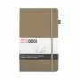 Sakura notitieboek A5 gelinieerd, donkergrijs hardcover, 160 pagina's 94147003