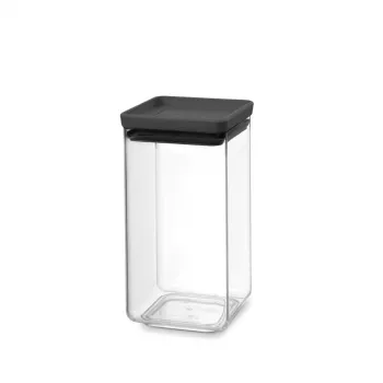 Brabantia Make & Take rechthoekige bewaarbox 1,6 L donkergrijs