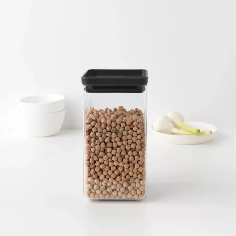 Brabantia Make & Take rechthoekige bewaarbox 1,6 L donkergrijs