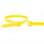 WKK gele nylon kabelbinders 100 x 2,5 mm, 100-pack 11032471